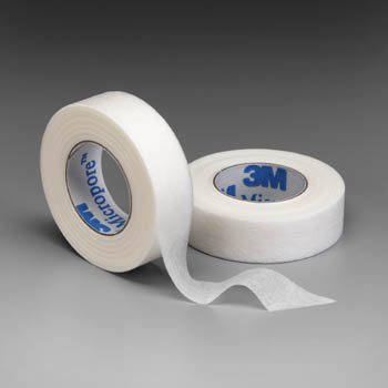 Tape Paper Medical 3M™ Micropore™ Easy Tear Paper 1/2 Inch X 10 Yard White NonSterile (24/BX 10BX/CS) by Solventum Corporation  ID 1530-0